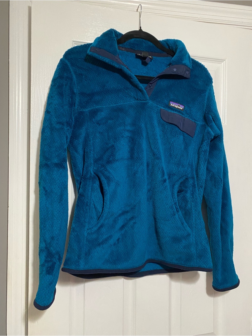 Ladies Patagonia Re-Tool Snap Soft Brushed Fleece Pullover